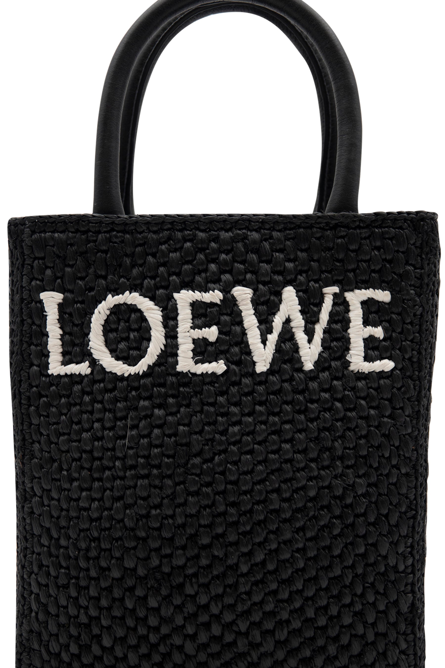 Loewe A5 Raffia Tote Bag