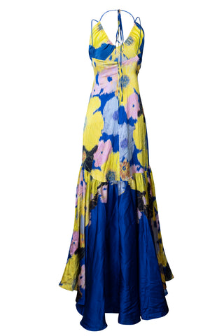 Cira Dress in Multi Blue | Pre-Fall '22 Collection |  new with tags (est. retail $1,700)