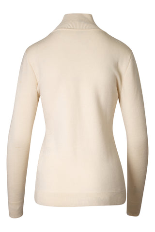 White Wool Turtleneck