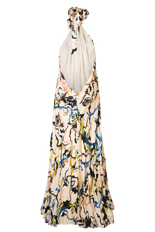 Maya Dress in Cream Multi | Spring '23 RTW Collection | (est. retail $675)