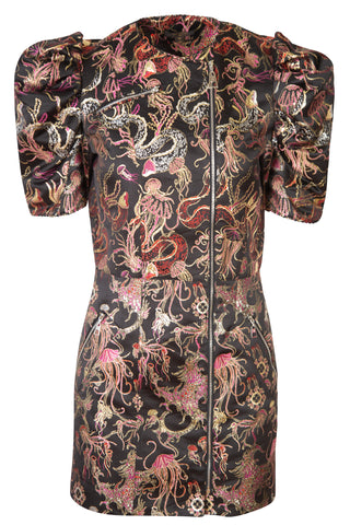 Jellyfish and Eel Jacquard Zip Front Dress | Fall '15