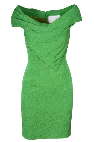 Brocade Floral Paisley Cowl Neck Dress  | SS '11 Collection Dresses Carolina Herrera   