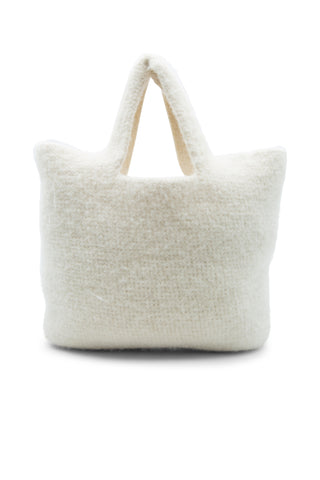 Oval Cotton Alpaca Wool Blend Tote | (est. retail $450) Tote Bags Lauren Manoogian   