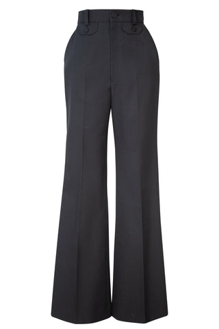 Techno Mixed Wool Twill Trousers in Black | new with tags (est. retail 1,300) Pants Gucci   