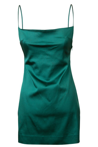 Mini Slip Dress in Green