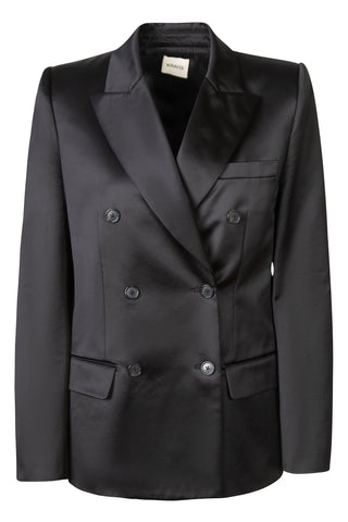 Nathan Double Breasted Cotton-blend Blazer | (est. retail $1,040) Jackets Khaite   