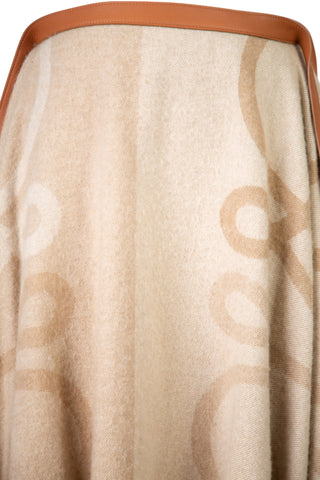 Asymmetric Wool-Cashmere Blend Blanket Skirt | (est. retail $1,425) Skirts Loewe   
