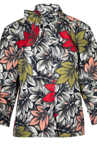 Tropical Long Sleeve Boxy Blouse Shirts & Tops Marni   