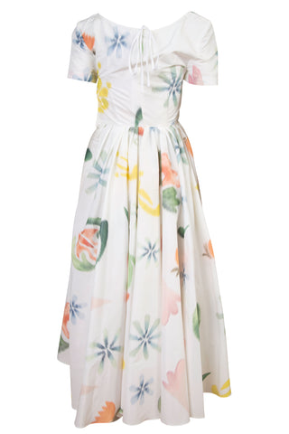 All Tucked In Halter Dress in Floral | new with tags | (est. retail $2,295)