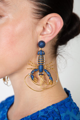 Lobster St. Barts Earrings | (est. retail $1,380)