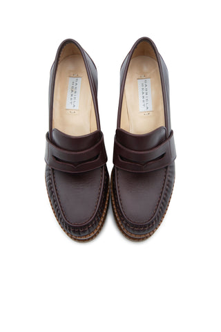 Augusta 50 Leather Platform Loafers | AW '23 Collection | (est. retail $1,250) Loafers Gabriela Hearst   