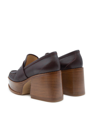Augusta 50 Leather Platform Loafers | AW '23 Collection | (est. retail $1,250) Loafers Gabriela Hearst   