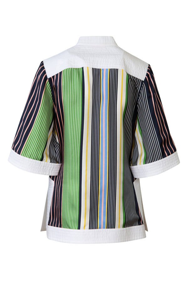 Short Sleeve Stripe Tunic in Field Day Stripe | new with tags (est. retail $328)