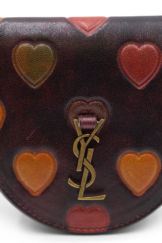 Heart Debossed Leather Crossbody Bag | (est. retail $795) Mini Bags Saint Laurent   