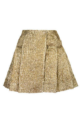 Cloqué Pleated Mini Kilt | (est. retail $1,105) Shorts Simone Rocha   