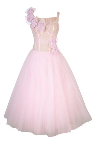 Off-the-shoulder Ballet Dress In Pink (est. retail $5,990)