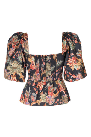 Alexis Top in Jacobean Black | new with tags (est. retail $395)