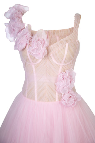 Off-the-shoulder Ballet Dress In Pink (est. retail $5,990) Dresses Carolina Herrera   