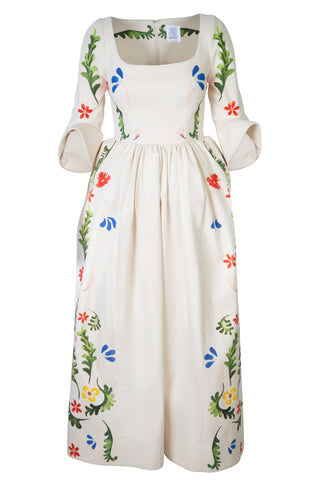 Secret Garden Gown in Cotton Canvas Floral | new with tags (est. retail $1,895)