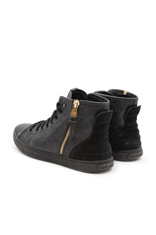Black Monogram Empreinte Leather Punchy High Top Sneakers | (est. retail $1,080) Sneakers Louis Vuitton   