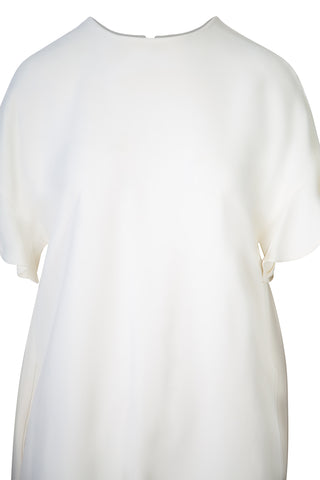 x Barneys New York White Ruffle Sleeve Dress Dresses Lisa Perry   
