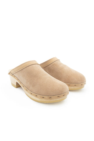 New School Clog Wedge in Bone | (est. retail $310)