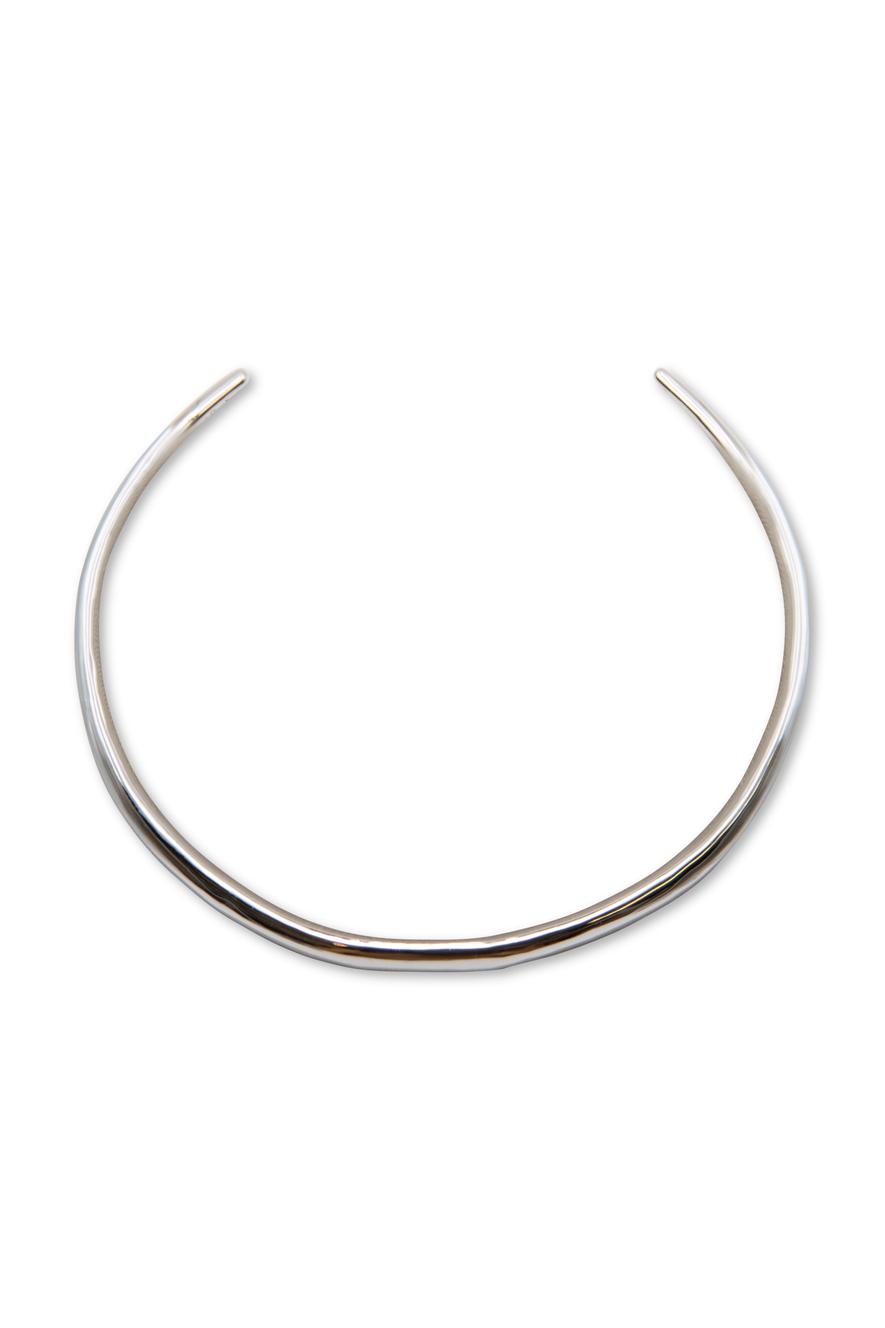 Thin Collar Necklace - Silver