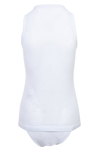 Sleeveless Mesh Bodysuit | (est. retail $350) Bodysuits Tibi   