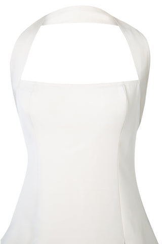 Hila Pleated Twill Halterneck Mini Dress | (est. retail $1,350)