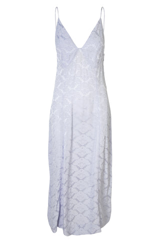 Floral Jacquard Midi Slip Dress In Cosmic Sky | new with tags (est. retail $445)