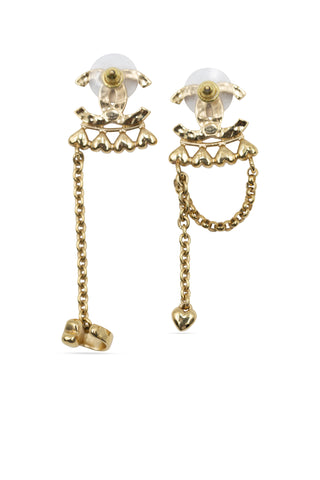 by Virginie Viard Logo & Heart Earring and Cuff | SS '23 Earrings Chanel   