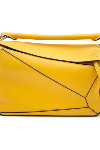 Small Puzzle Bag in Yellow (est. retail $3,250)