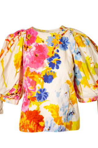 Floral Puff Sleeve Blouse | new with tags Shirts & Tops Dries Van Noten   
