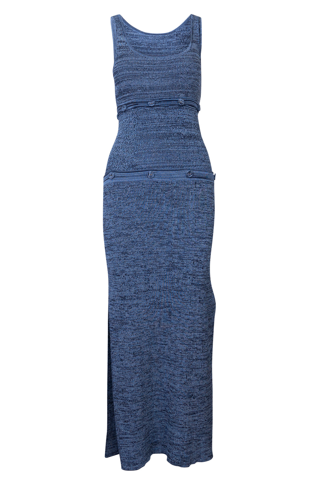 Christopher Esber Deconstruct Tank Dress in Denim Marle Blue – Dora Maar