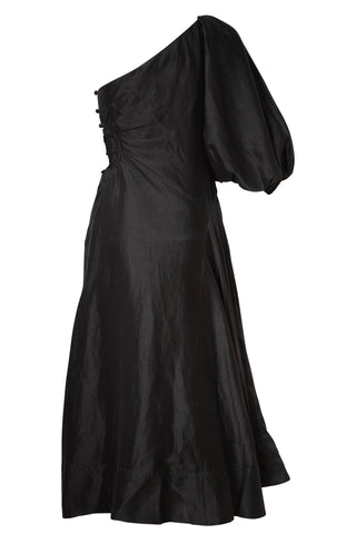 One Shoulder Dress in Black