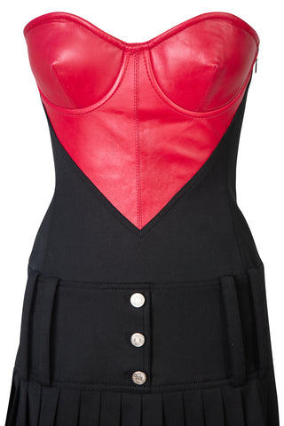 Red Heart Gabardine Dress | new with tags (est. retail $719) Dresses Moschino   