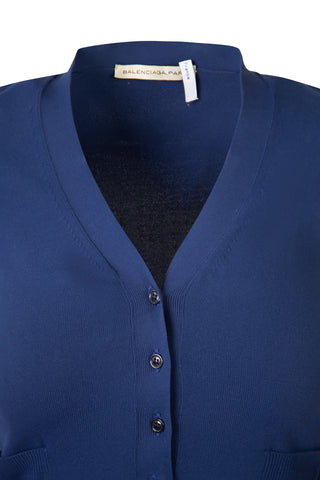 Patch Pocket Button Front Knit Vest Vests Balenciaga   