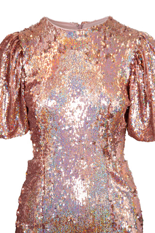 Katie Puff Sleeve Sequin Mini Dress