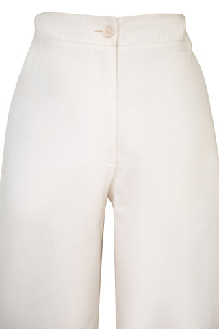 White Wide Leg Pant Pants Chanel   