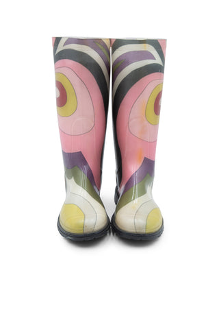 Print Rain Boots Boots Emilio Pucci   