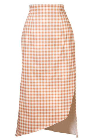 Gingham Print Midi Length Skirt | new with tags Skirts Silvia Tcherassi   