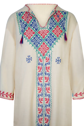 Vintage Hand-Embroidered Caftan Dresses Vintage   