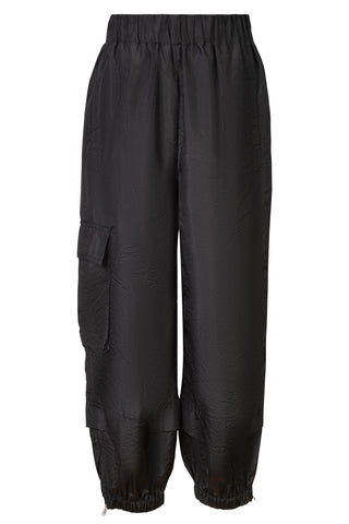Stella Crispy Nylon Pleated Cargo Pants | (est. retail $395) Pants Tibi   