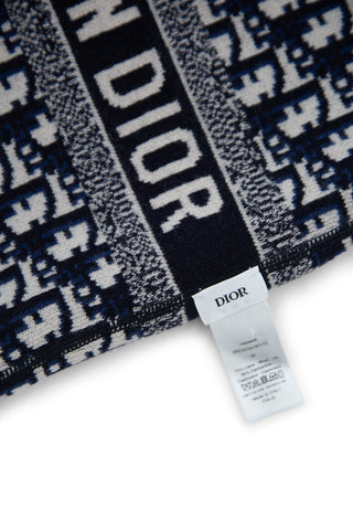 Wool & Cashmere Oblique Jacquard Snood Scarves & Shawls Christian Dior   