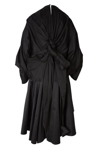 Bespoke Black Cape Dress