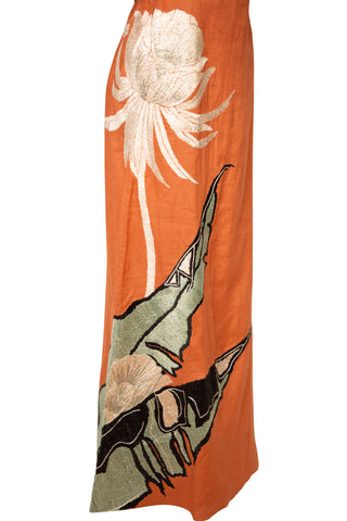 Horn of African Embroidered Linen Dress | (est. retail $2,450)