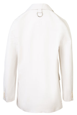 Handspun Cotton Liam Blazer in White | (est. retail $745) Jackets Tibi   