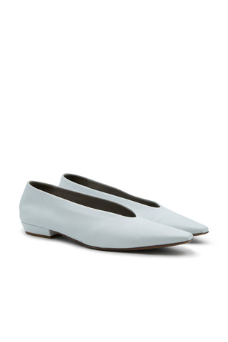 Leather Ballet Flats in White | (est. retail $690) Flats Bottega Veneta   