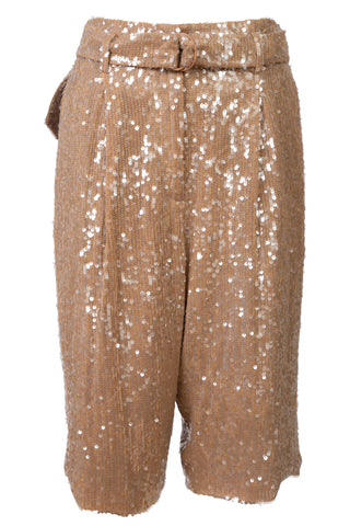 Sequin Belted Shorts | (est. retail $950)