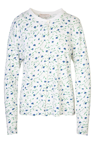 Vintage YSL Variation Floral Button Front Cardigan and Tank Set Shirts & Tops Saint Laurent   